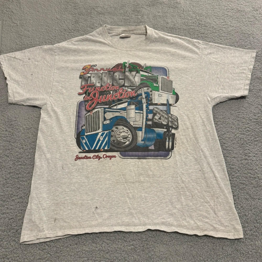 Function 4 Junction 3rd Annual Car Show Shirt Big Rig Oregon Men’s Size Xl Retro